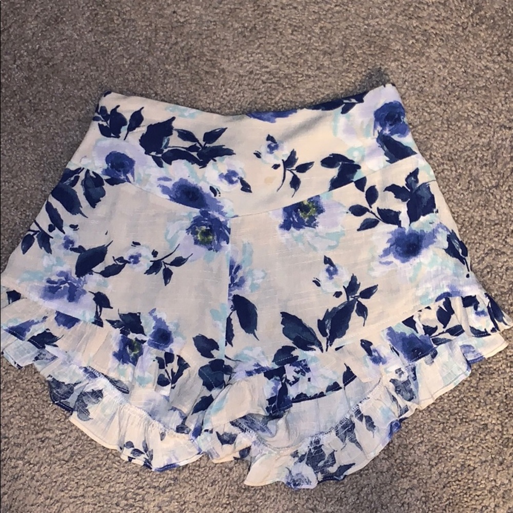 Dressy floral shorts